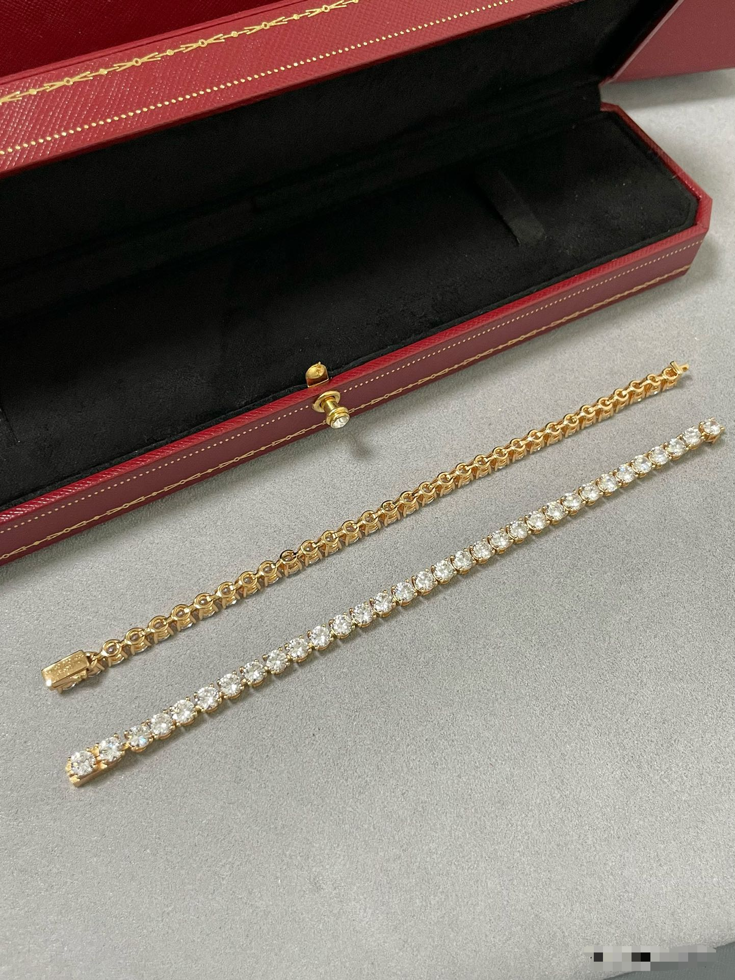 [✨ROSE💎 jewelrys]TENNIS BRACELET WITH FULL DIAMOND SETTING