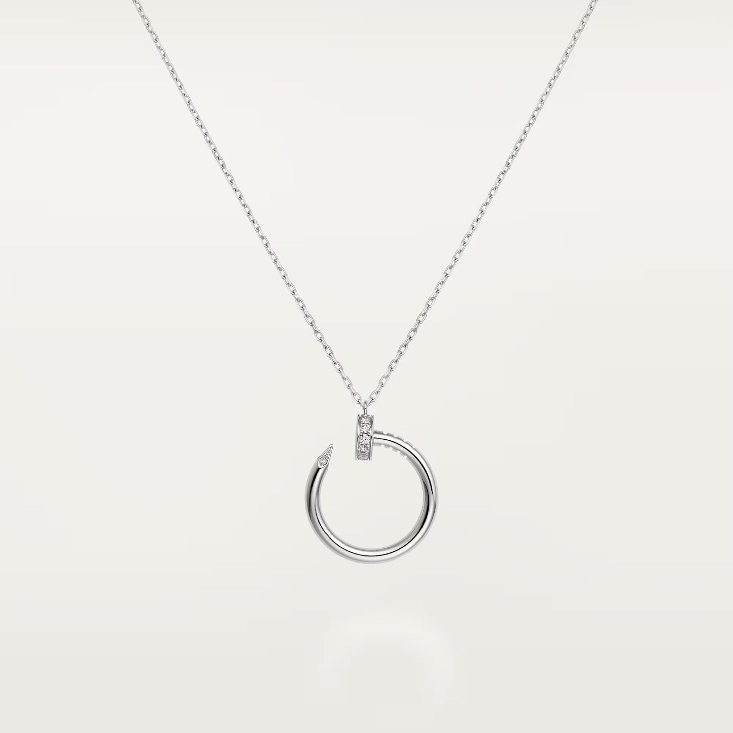 [✨ROSE💎]JUSTE NECKLACE HALF DIAMOND
