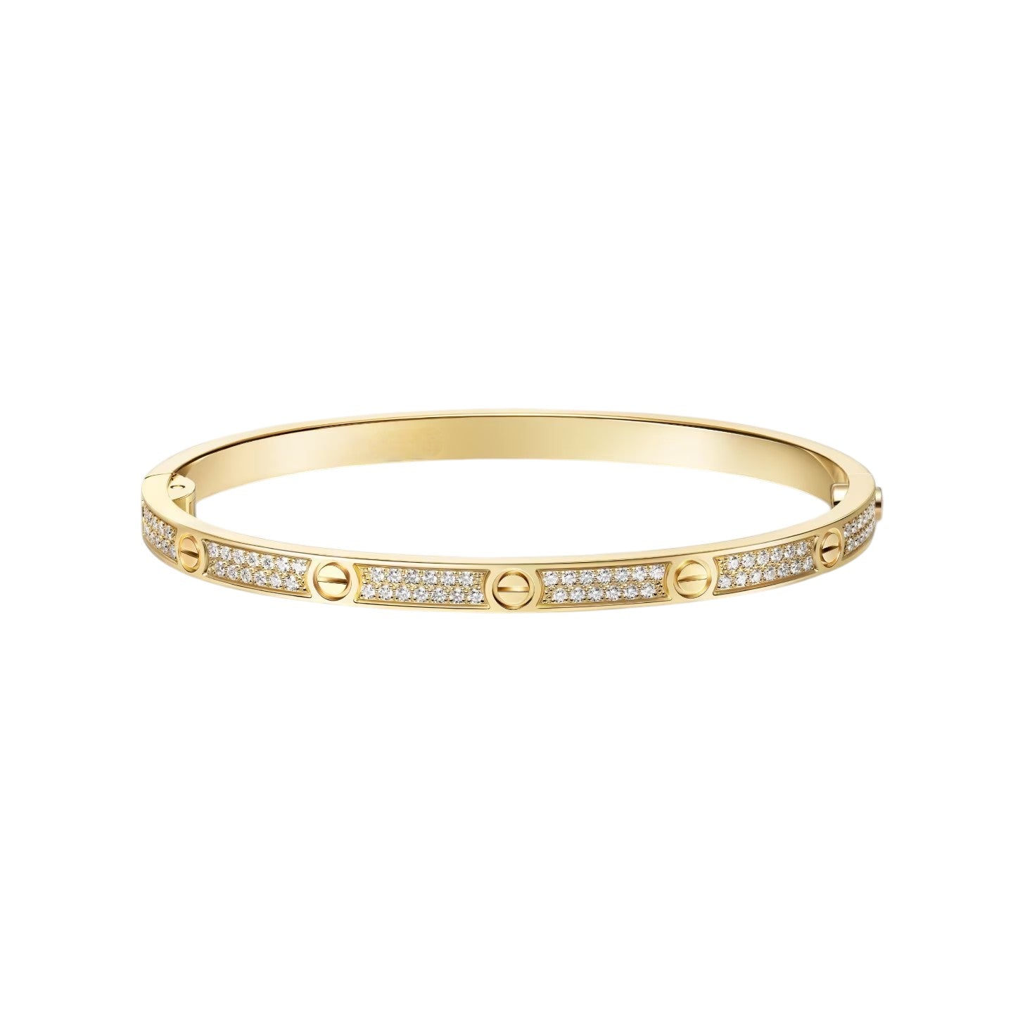 [✨ROSE💎]LOVE BRACELET 3.65MM DIAMOND-PAVED