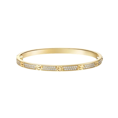 [✨ROSE💎]LOVE BRACELET 3.65MM DIAMOND-PAVED