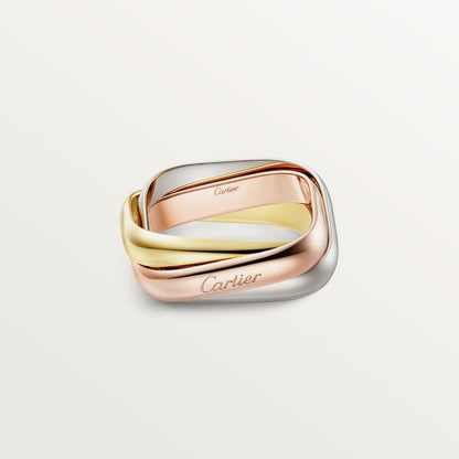 [✨ROSE💎]TRINITY 3.5MM CUSHION RING COLLECTION
