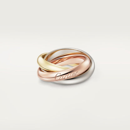 [✨ROSE💎]TRINITY 3.2MM RING COLLECTION