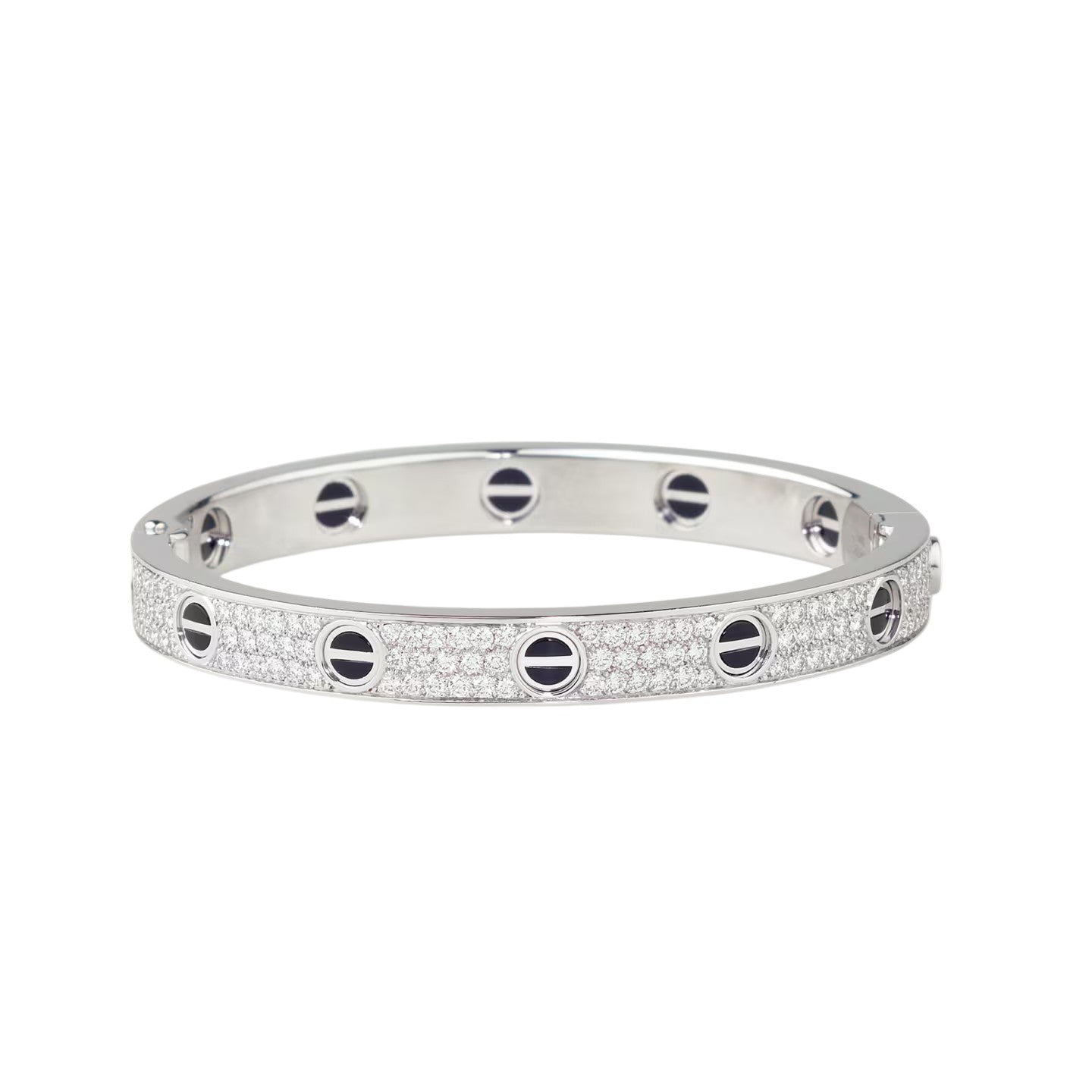 [✨ROSE💎]LOVE BRACELET 6.1MM DIAMOND-PAVED CERAMIC