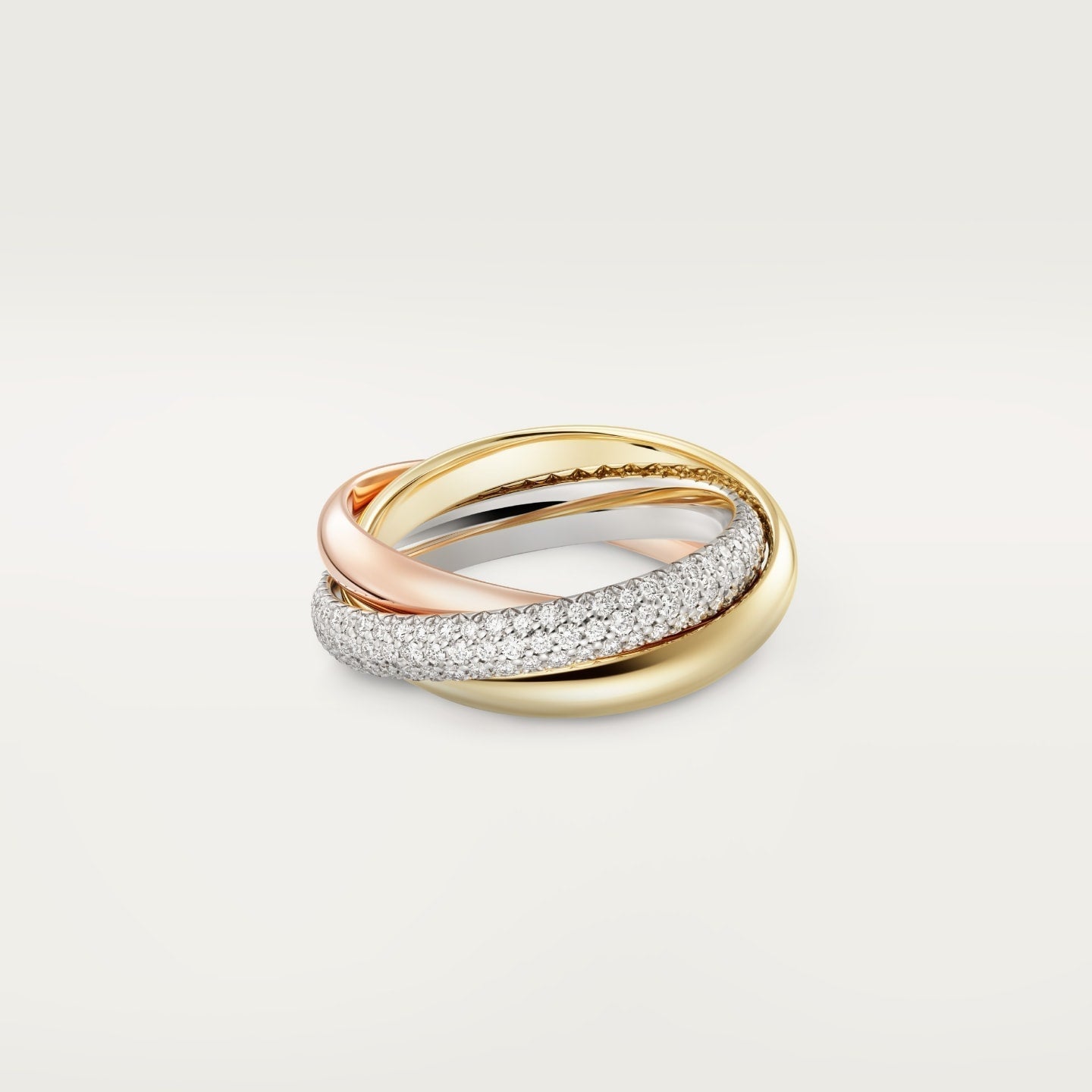 [✨ROSE💎]TRINITY 3.2MM RING COLLECTION