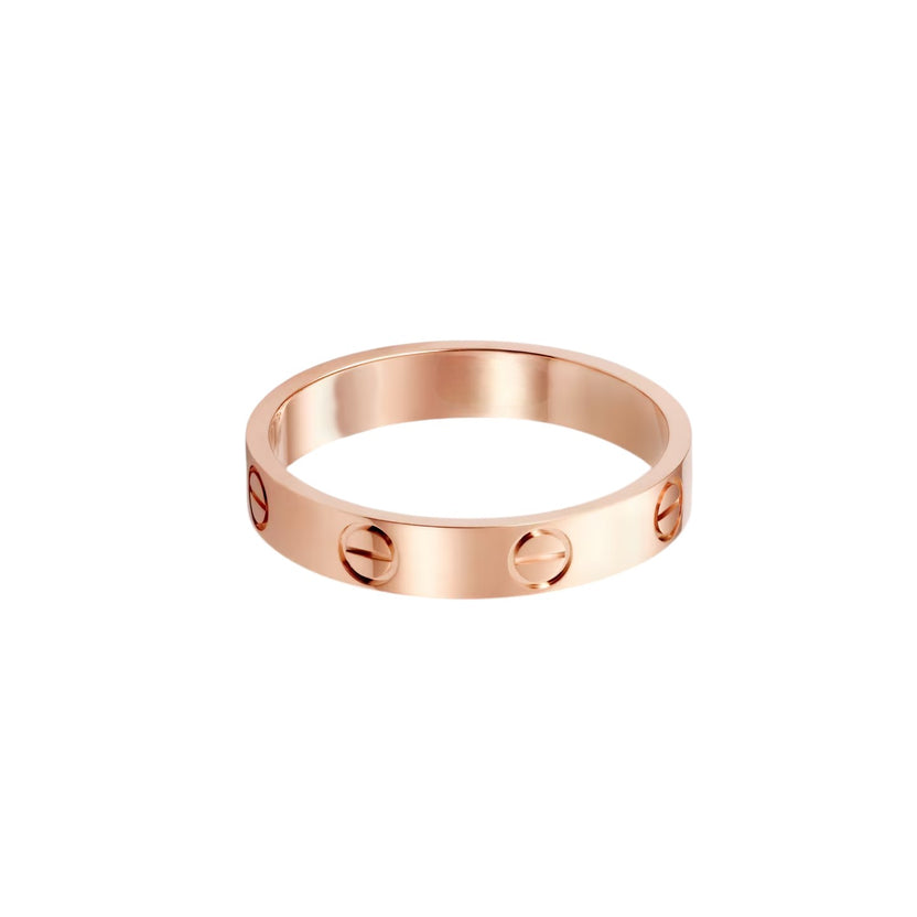 [✨ROSE💎]LOVE RING 3.6 MM NO DIAMOND