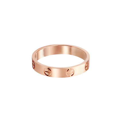 [✨ROSE💎]LOVE RING 3.6 MM NO DIAMOND