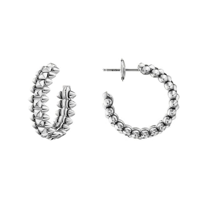 [✨ROSE💎]CLASH SMALL HOOP EARRINGS
