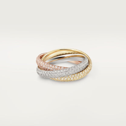 [✨ROSE💎]TRINITY 3.2MM RING COLLECTION