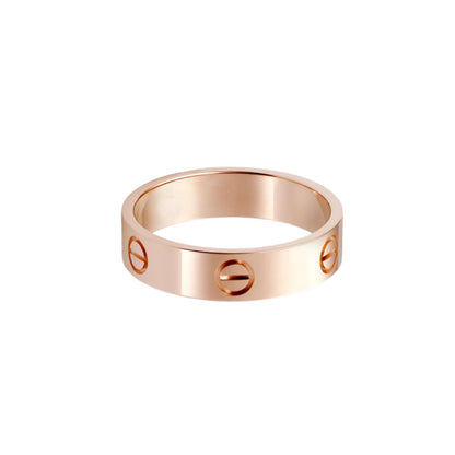 [✨ROSE💎]LOVE RING 5.5MM NO DIAMOND