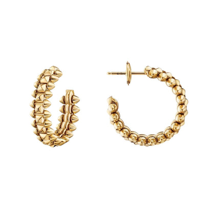 [✨ROSE💎]CLASH SMALL HOOP EARRINGS