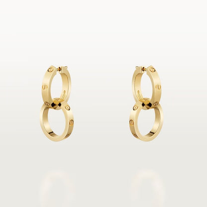 [✨ROSE💎]LOVE 3.3MM DANGLE EARRINGS