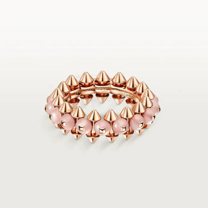 [✨ROSE💎]CLASH 7.9MM AGATE CHALCEDONY RING