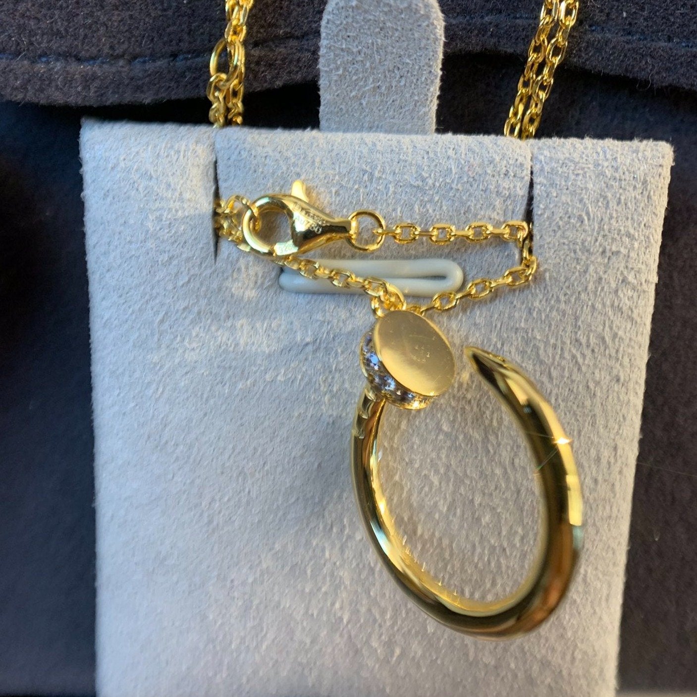 [✨ROSE💎]JUSTE NECKLACE GOLD DIAMONDS