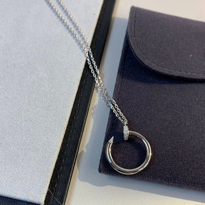 [✨ROSE💎]JUSTE NECKLACE SILVER