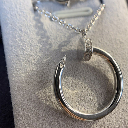 [✨ROSE💎]JUSTE NECKLACE SILVER