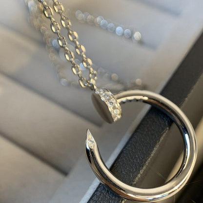 [✨ROSE💎]JUSTE NECKLACE SILVER
