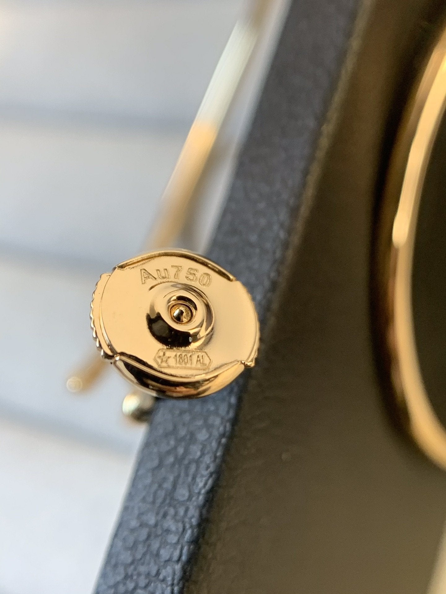 [✨ROSE💎]JUSTE EARRINGS GOLD DIAMONDS 1.8MM