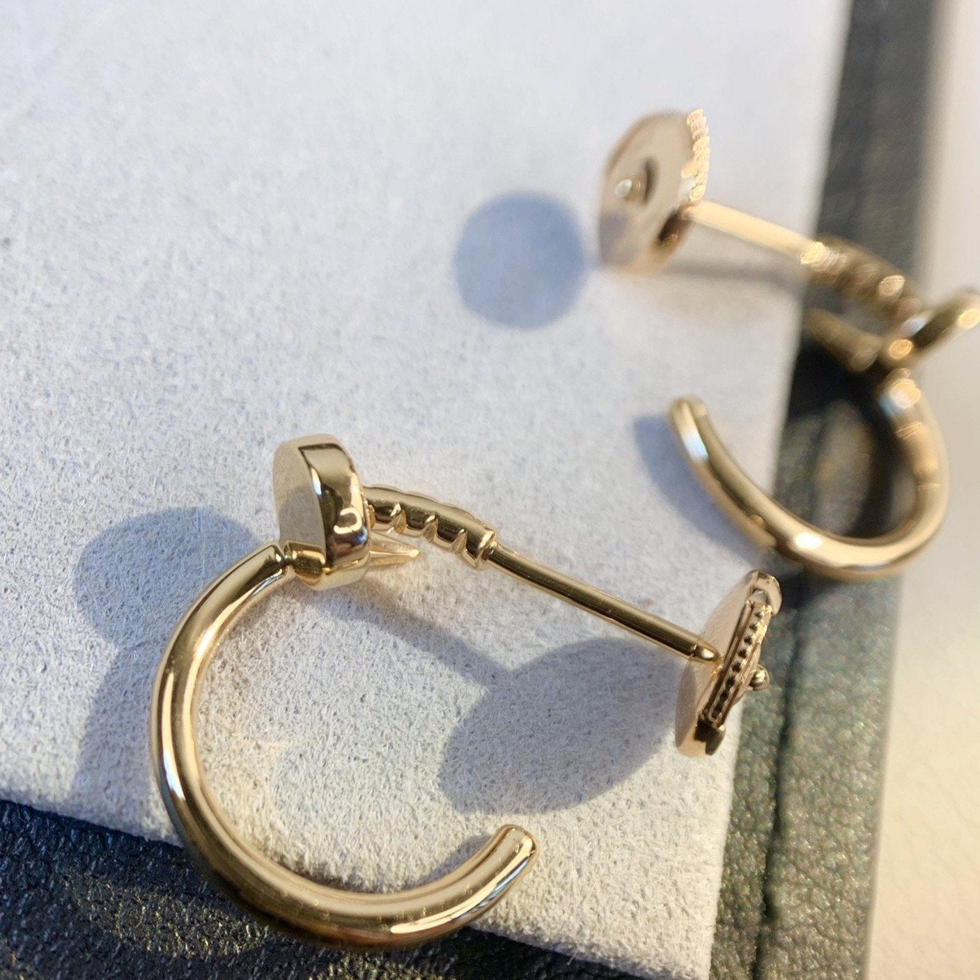 [✨ROSE💎]JUSTE EARRINGS PINK GOLD