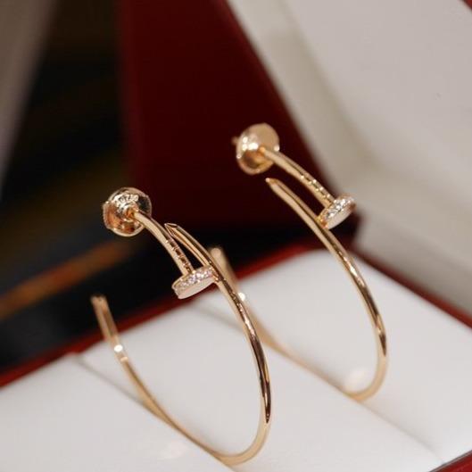 [✨ROSE💎]JUSTE EARRINGS DIAMONDS 1.8MM