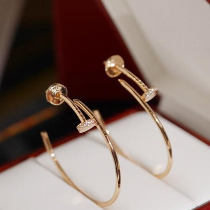 [✨ROSE💎]JUSTE EARRINGS DIAMONDS 1.8MM