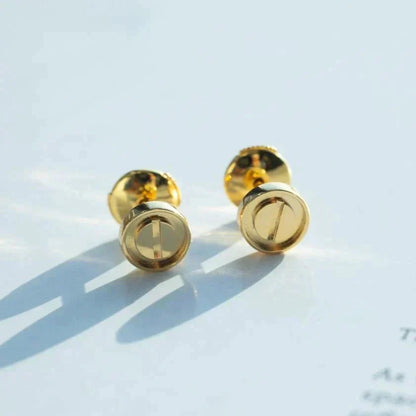 [✨ROSE💎]LOVE EARRINGS GOLD 10MM