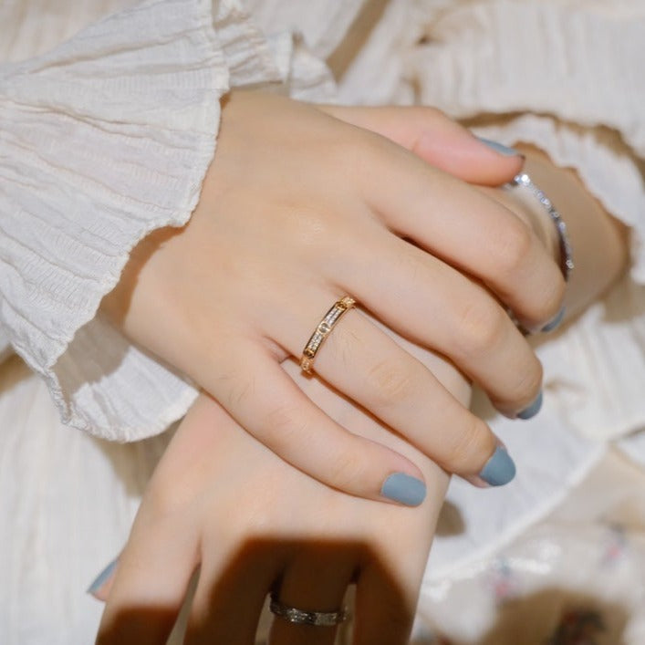 [✨ROSE💎]LOVE RING 2.65MM DIAMOND