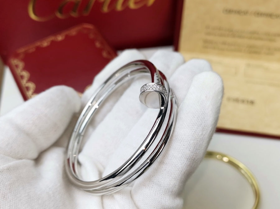 [✨ROSE💎]JUSTE BRACELET 3.5MM DOUBLE ROW DIAMOND