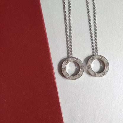 [✨ROSE💎]LOVE NECKLACE ADJUSTABLE SILVER