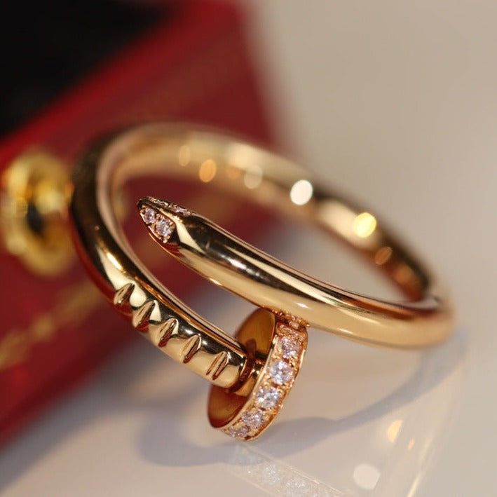 [✨ROSE💎]JUSTE RING 2.65MM GOLD DIAMOND