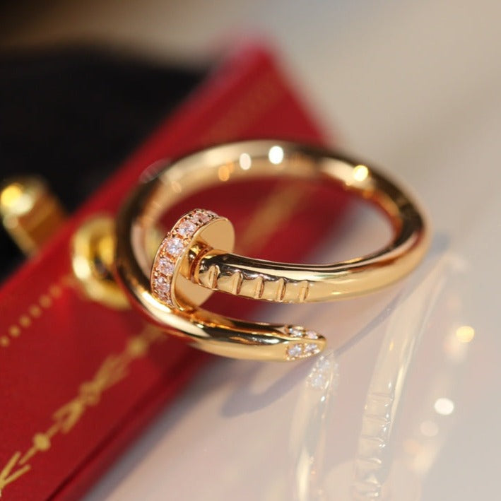 [✨ROSE💎]JUSTE RING 2.65MM GOLD DIAMOND