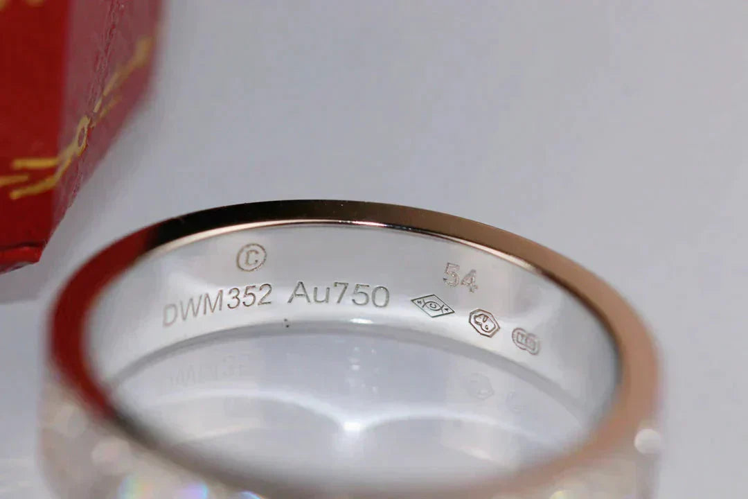[✨ROSE💎]LOVE RING 3.6MM DIAMOND PAVED
