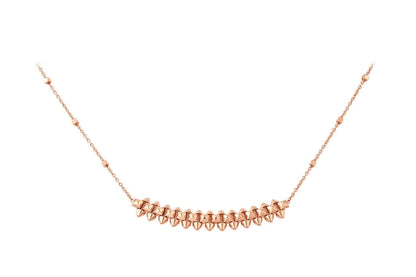 [✨ROSE💎]CLASH PINK GOLD NECKLACE