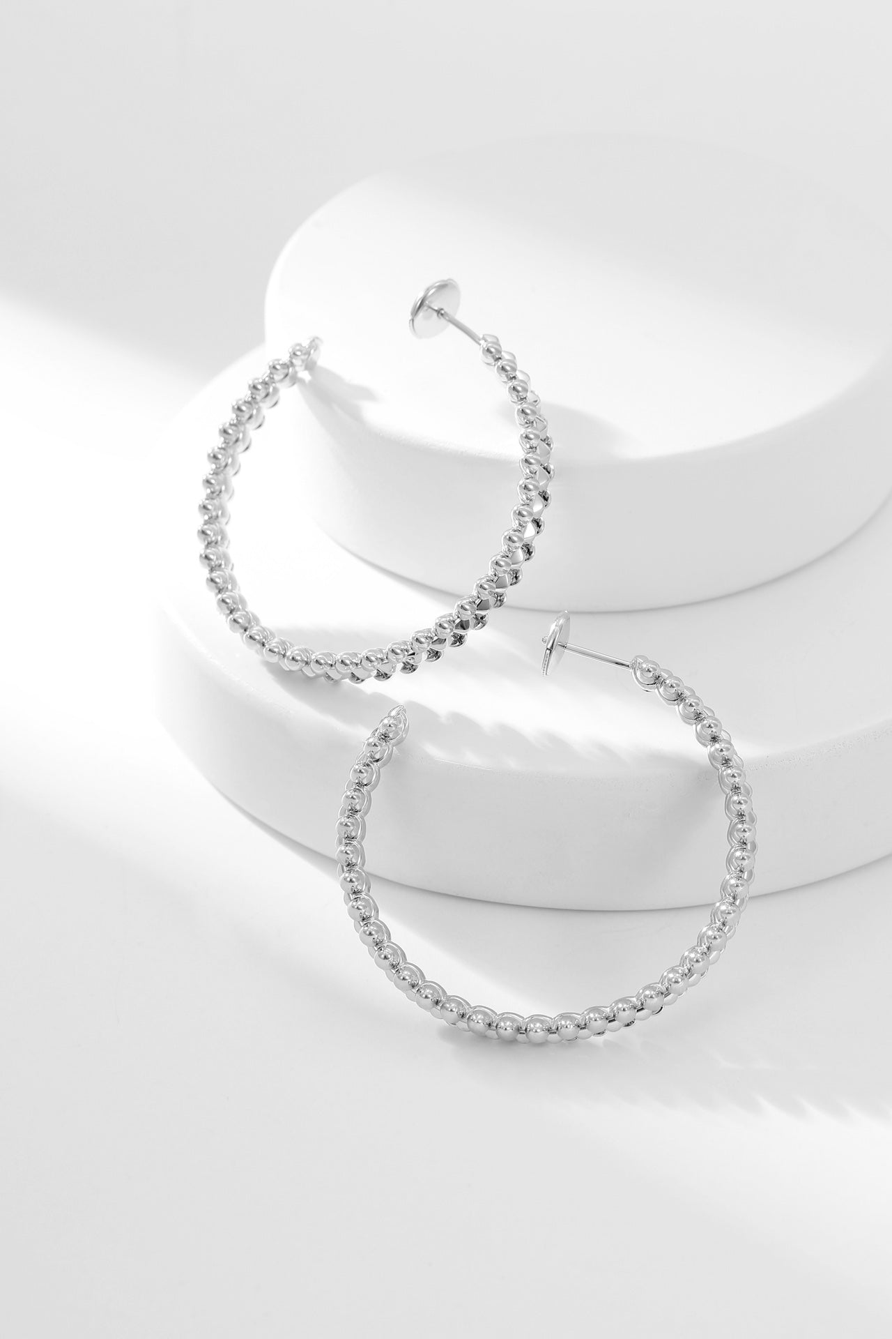 [✨ROSE💎]CLASH HOOP EARRINGS