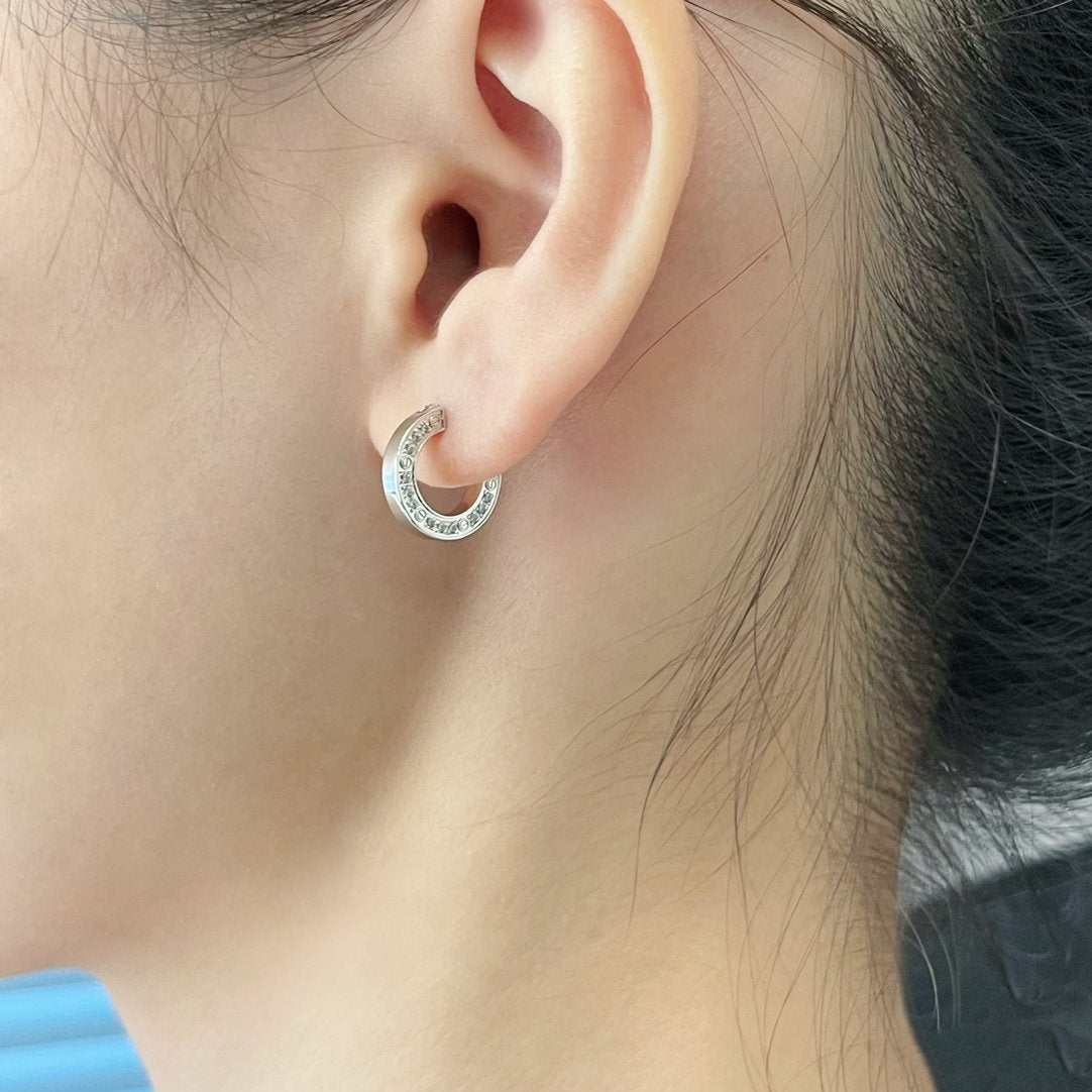 [✨ROSE💎]LOVE DIAMOND EARRINGS