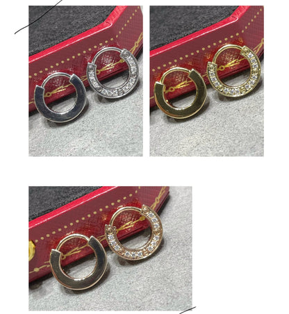[✨ROSE💎]LOVE DIAMOND EARRINGS