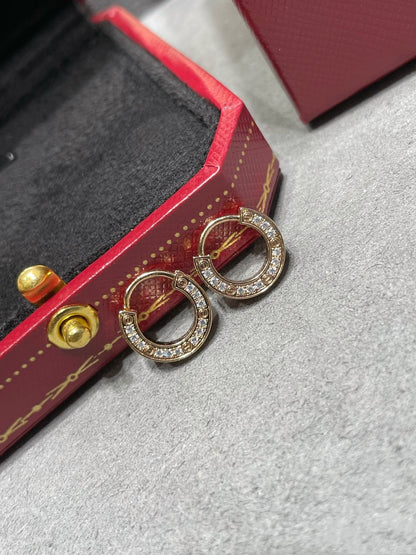 [✨ROSE💎]LOVE DIAMOND EARRINGS