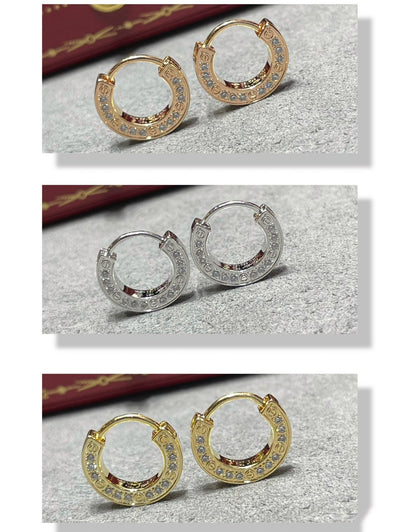 [✨ROSE💎]LOVE DIAMOND EARRINGS