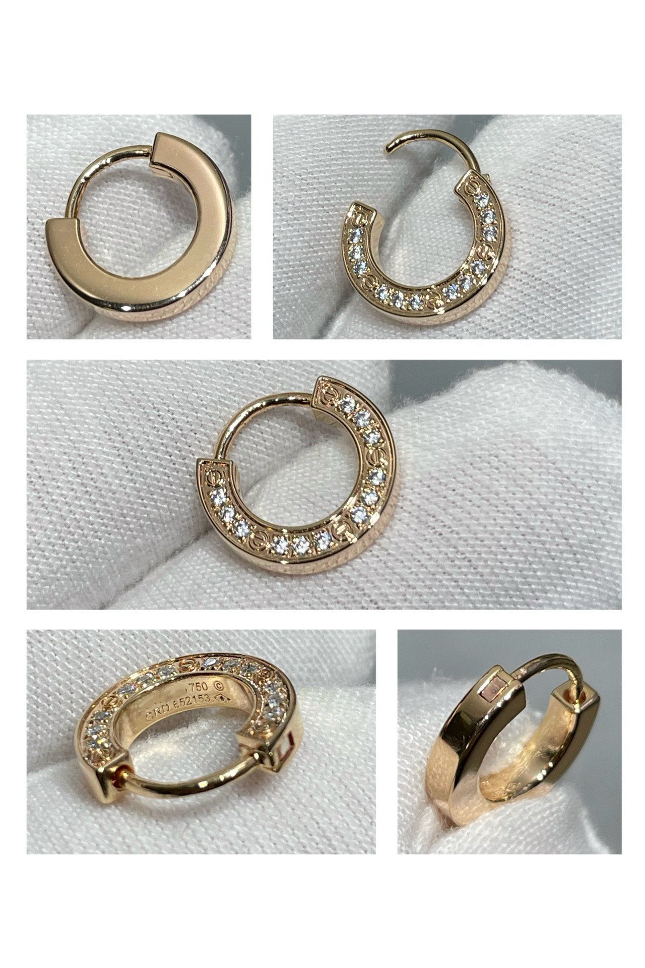 [✨ROSE💎]LOVE DIAMOND EARRINGS