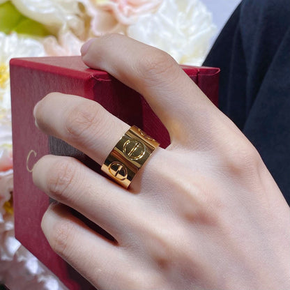 [✨ROSE💎]LOVE 11MM LARGE RING