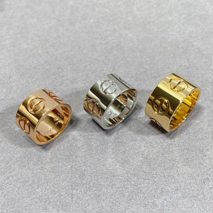 [✨ROSE💎]LOVE 11MM LARGE RING