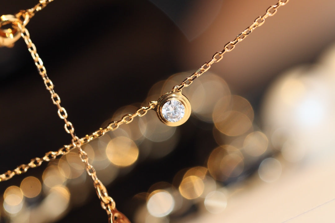 [✨ROSE💎]DAMOUR DIAMOND NECKLACE