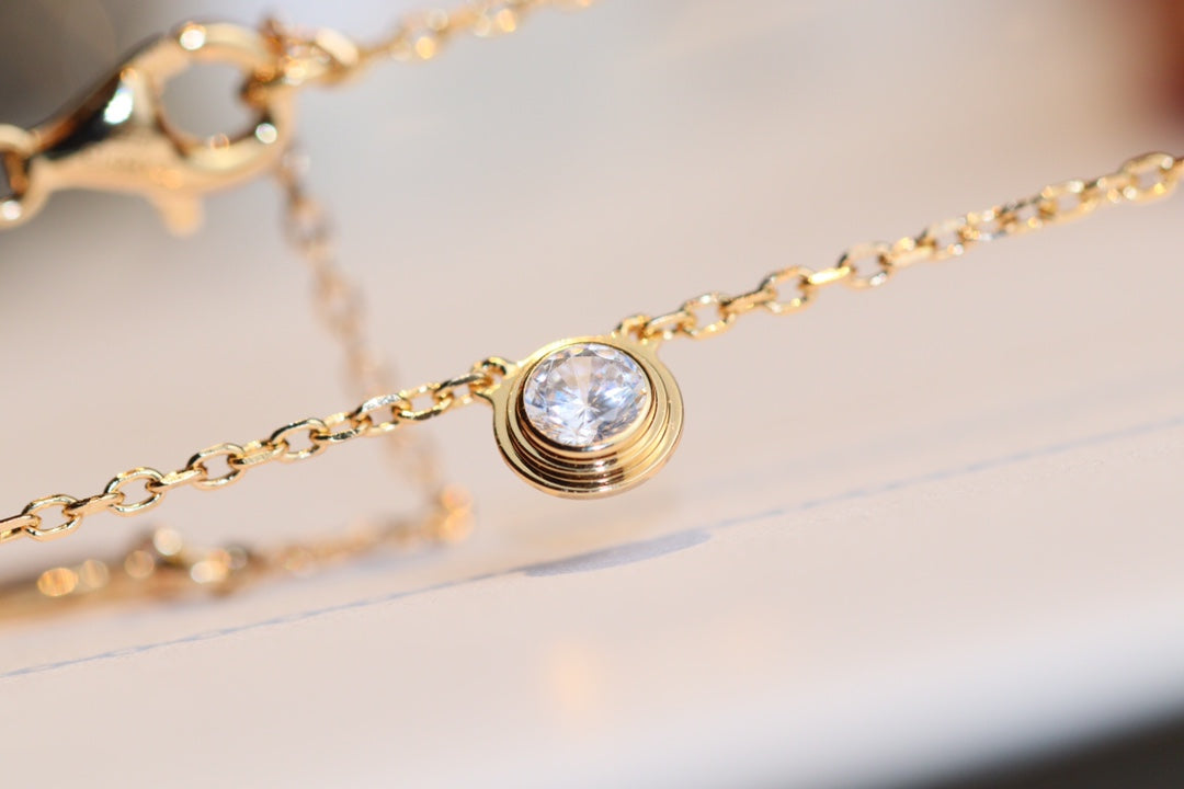 [✨ROSE💎]DAMOUR DIAMOND NECKLACE