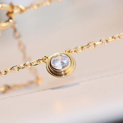 [✨ROSE💎]DAMOUR DIAMOND NECKLACE
