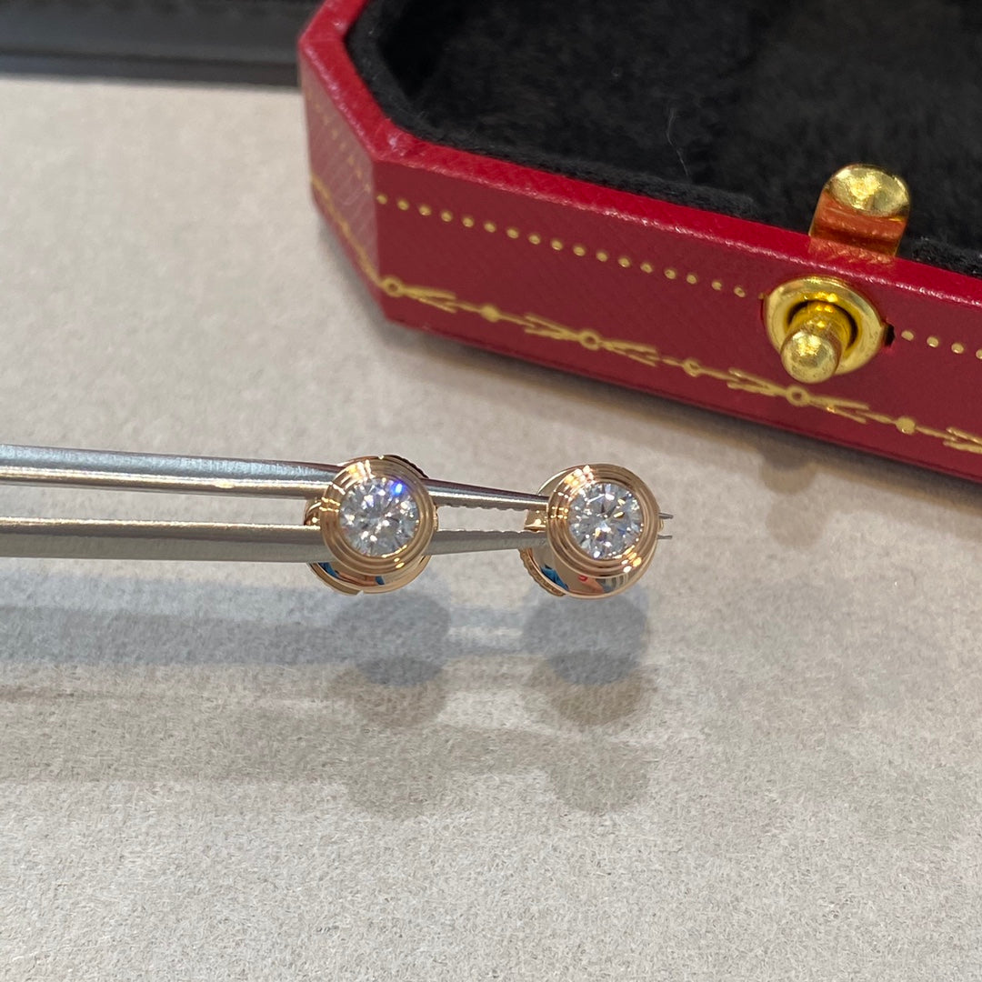 [✨ROSE💎]DAMOUR DIAMOND EARRINGS