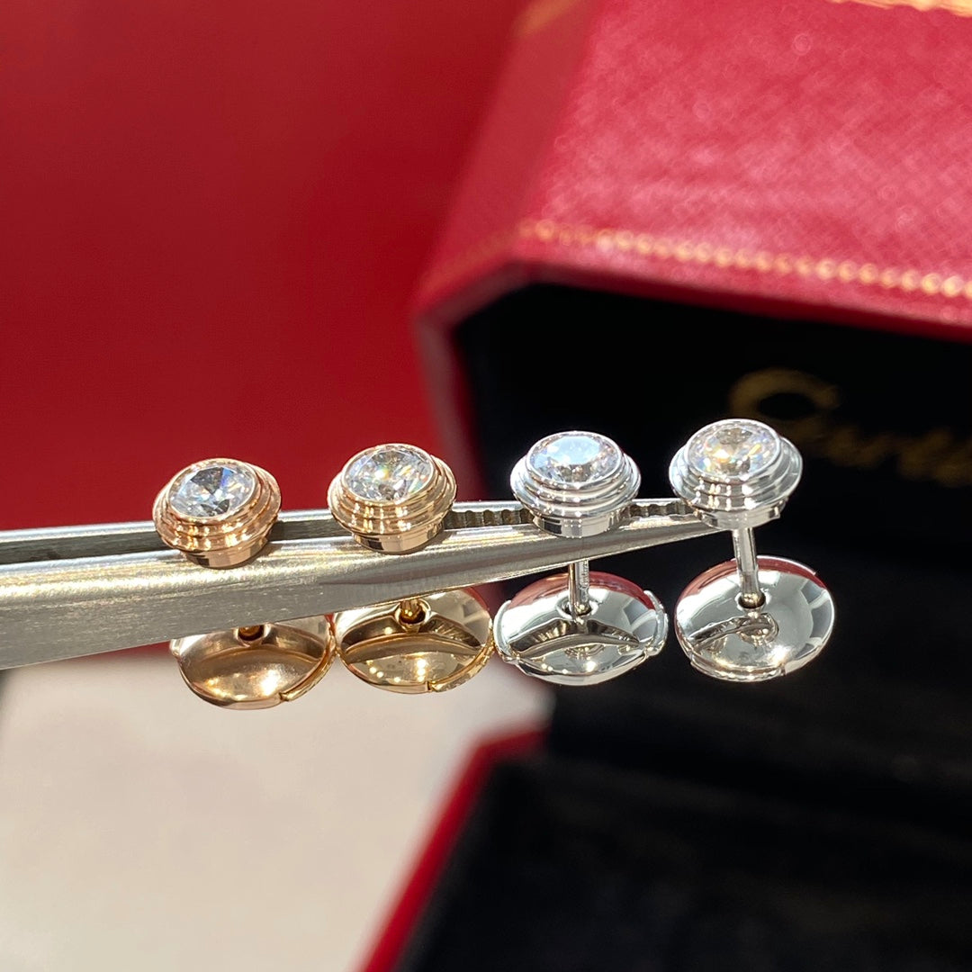 [✨ROSE💎]DAMOUR DIAMOND EARRINGS