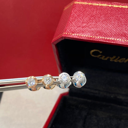 [✨ROSE💎]DAMOUR DIAMOND EARRINGS