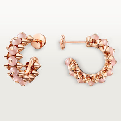 [✨ROSE💎]CLASH 7.9MM AGATE CHALCEDONY EARRINGS