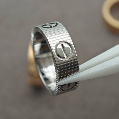 [✨ROSE💎]LOVE 6.5MM RING