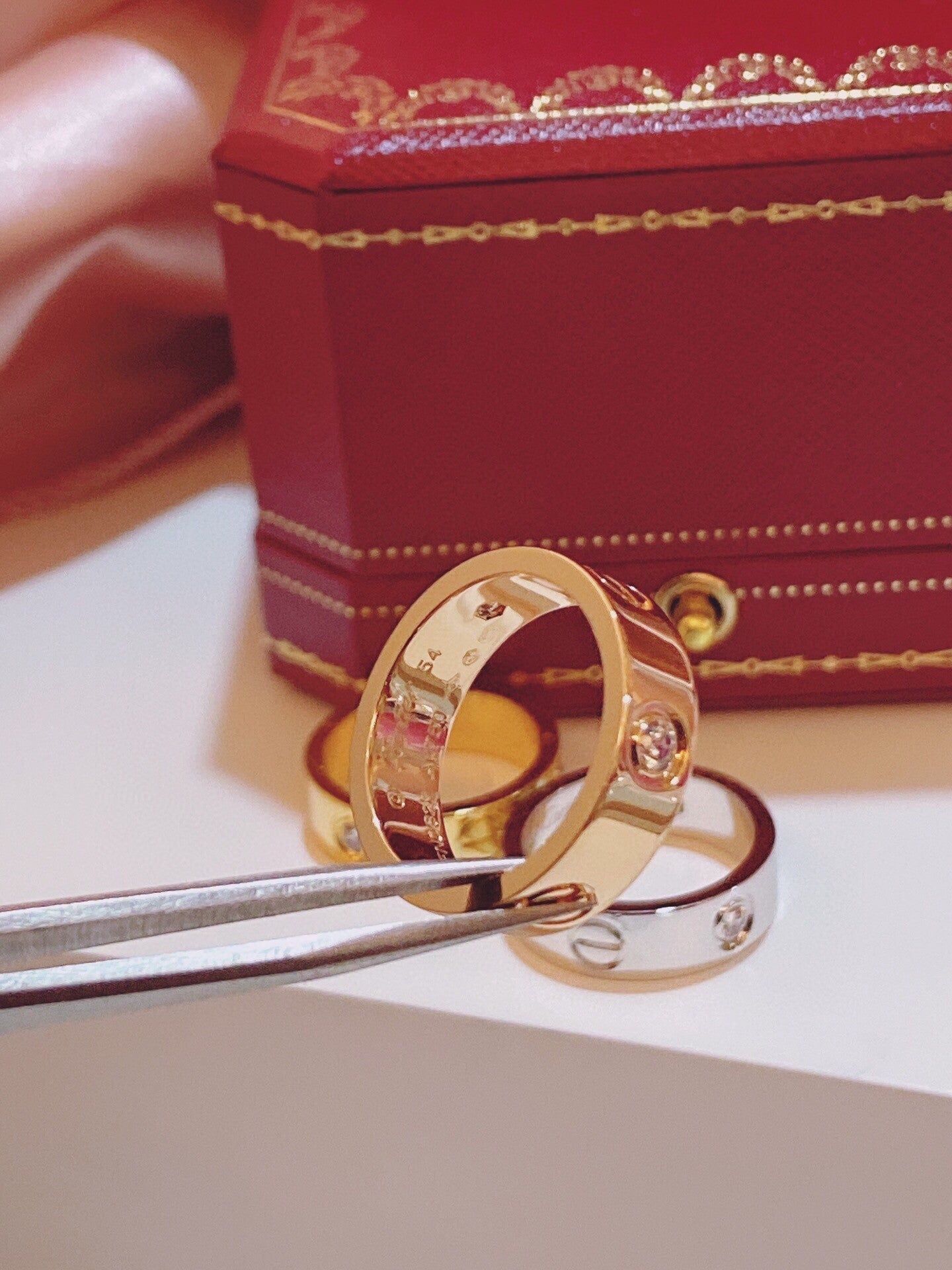 [✨ROSE💎]Three-Diamond Ring