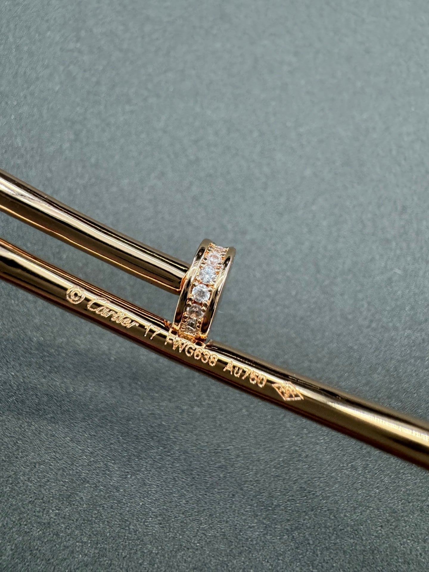 [✨ROSE💎]JUSTE BRACELET 2.5MM  DIAMONDS2